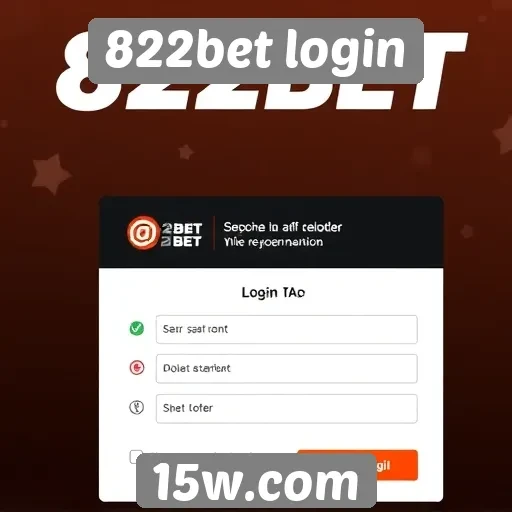 Como fazer o login no site 822bet